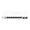 Nekonfigūruojamas eterneto komutatorius ASUS QG-U1080 — 8 × 2,5 G RJ-45 prievadai, MAC 16K, baltas, 12V