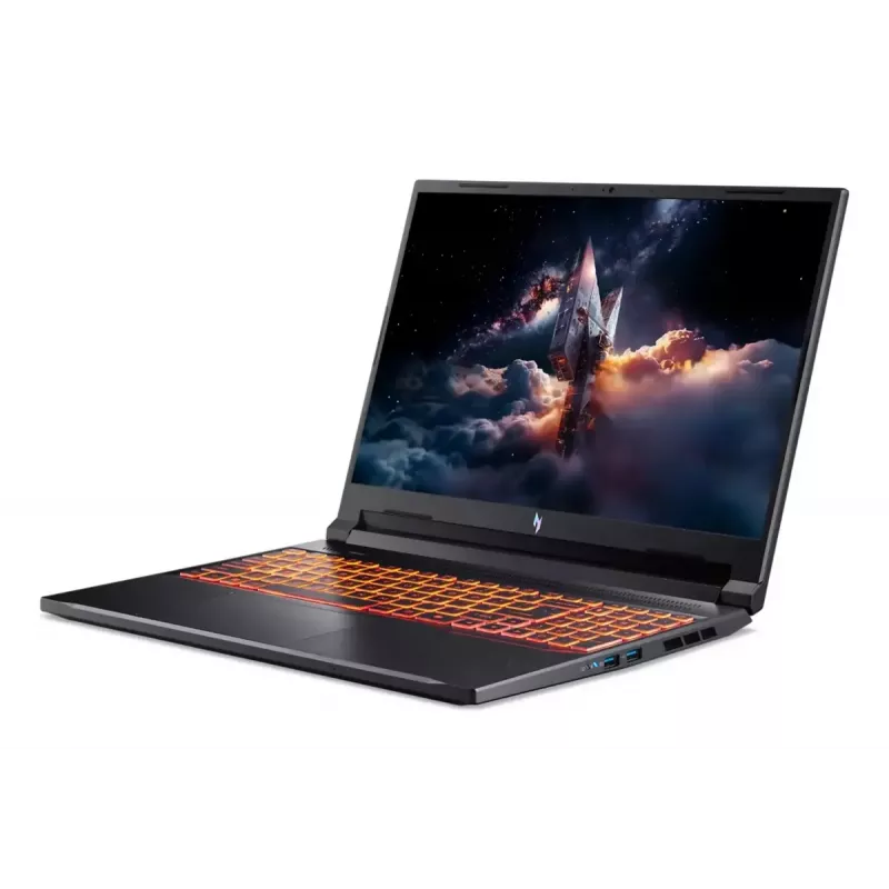 Acer Nitro V 16 ANV16-42-R70E žaidimų nešiojamasis kompiuteris, AMD Ryzen 7 260, 16 GB RAM, 1 TB SSD, NVIDIA GeForce RTX 5060, 16 colių WUXGA, Windows 11 Home, juoda
