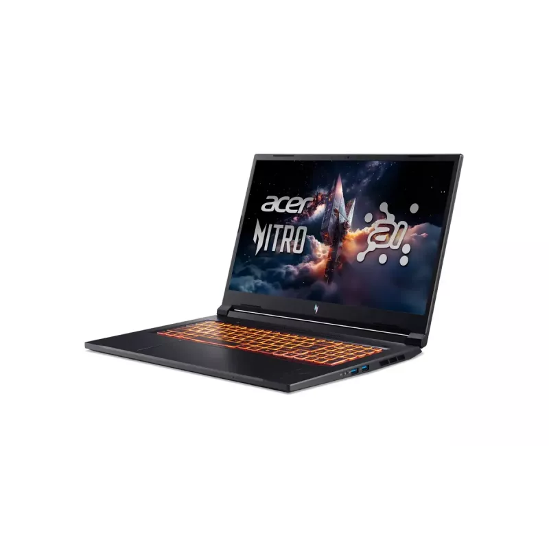 Nešiojamasis kompiuteris Acer Nitro V 17 AI ANV17-41-R27Z — 17,3 colio IPS QHD 2560x1440, AMD Ryzen 7, 32 GB DDR5, 1 TB SSD, NVIDIA GeForce RTX 5060 8GB, Windows 11 Home