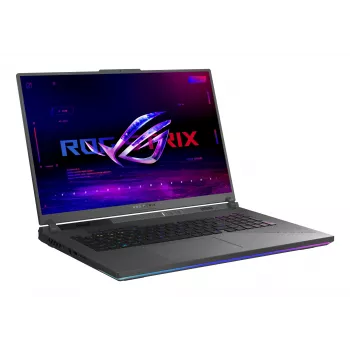 ASUS ROG Strix G18 G814PP-S8014W AMD Ryzen™ 9 8940HX Nešiojamasis kompiuteris 45,7 cm (18 colių) WUXGA 32 GB DDR5-SDRAM 1 TB SSD NVIDIA GeForce RTX 5070 Wi-Fi 6E (802.11ax) Windows 11 Home Vokiška Juoda, Pilka