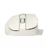 Belaidė dešiniarankė pelė ASUS MD105 MK-WH — RF + Bluetooth, 2400 DPI, ratukas, baterija, smėlio spalvos