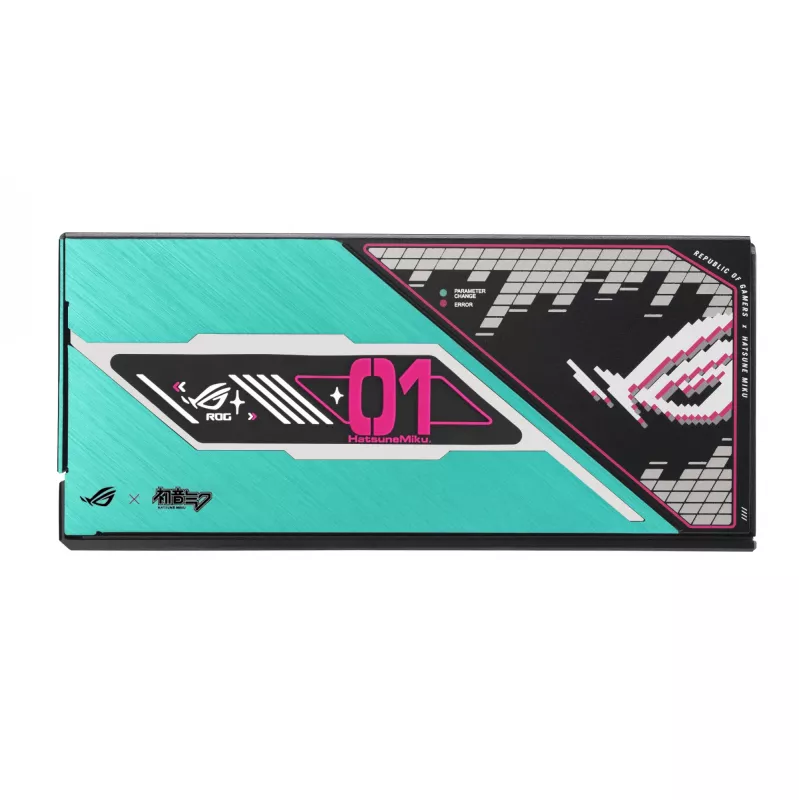 ASUS ROG -THOR-1200P3-MIKU maitinimo blokas 1200 W 20+4 kontaktų ATX ATX įvairiaspalvis