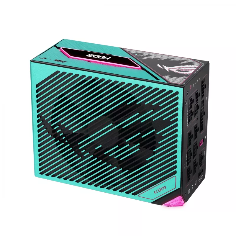 ASUS ROG -THOR-1200P3-MIKU maitinimo blokas 1200 W 20+4 kontaktų ATX ATX įvairiaspalvis