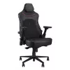 Universali žaidimų kėdė ASUS ROG Courser — minkšta sėdynė, maks. svoris 136 kg, sėdynė 670×700 mm, min. aukštis 140 cm, juoda