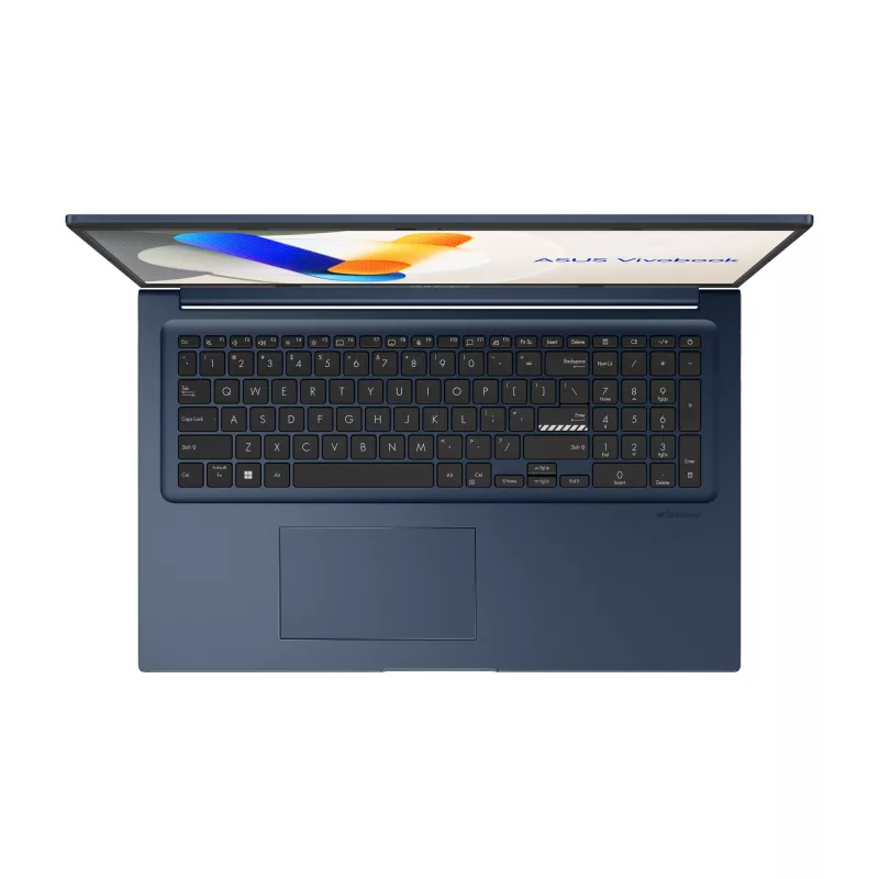 ASUS Vivobook 17 P1704VA-AU909X Intel Core 7 150U nešiojamasis kompiuteris 43,9 cm (17,3 col.) Full HD 24 GB DDR4-SDRAM 1 TB SSD Wi-Fi 6 (802.11ax) Windows 11 Pro Mėlynas