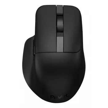 Pelė ASUS ProArt MD301 — dešiniarankė belaidė (RF, Bluetooth, USB-A), optinė 8000 DPI, 6 mygtukai, juoda