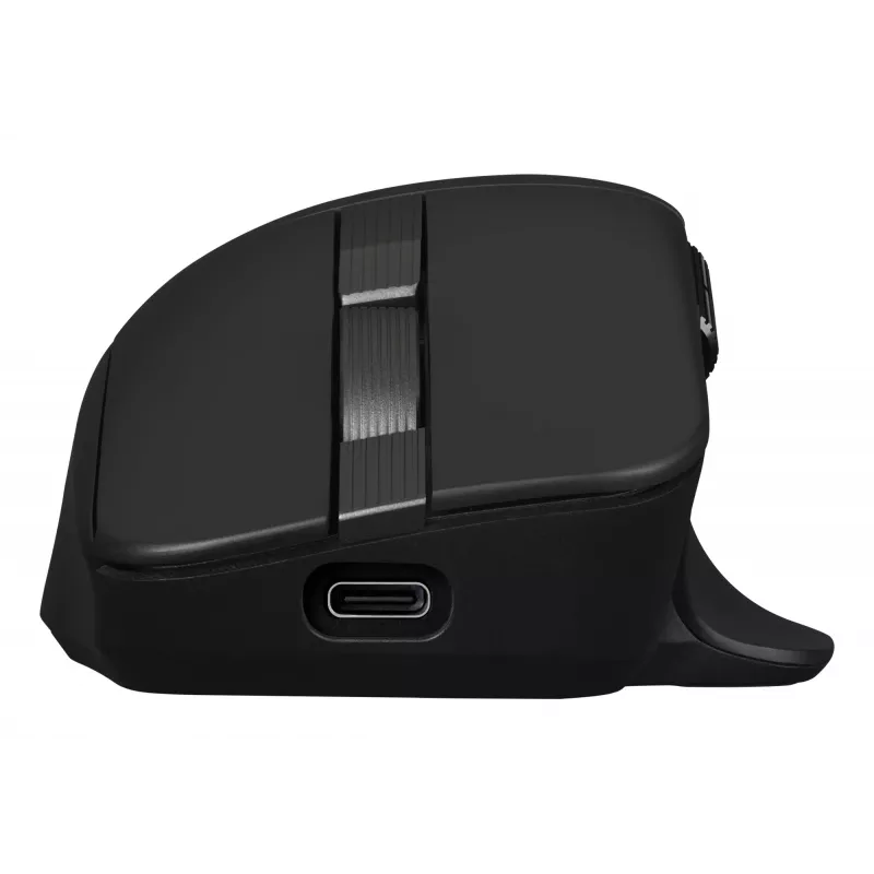 Pelė ASUS ProArt MD301 — dešiniarankė belaidė (RF, Bluetooth, USB-A), optinė 8000 DPI, 6 mygtukai, juoda