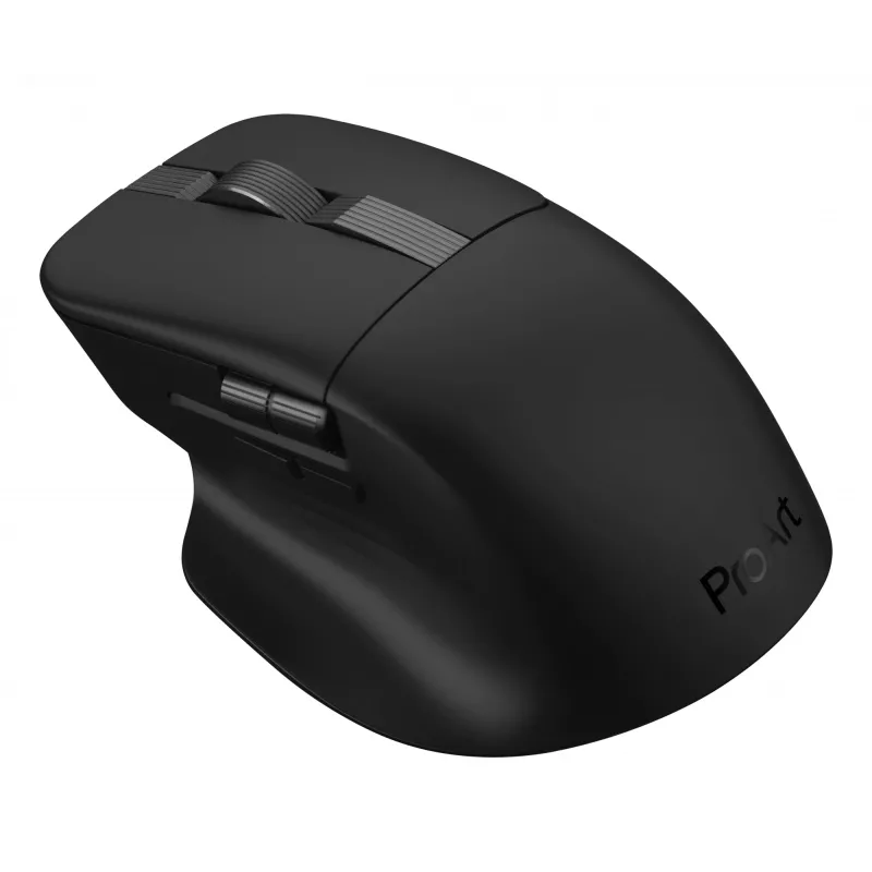 Pelė ASUS ProArt MD301 — dešiniarankė belaidė (RF, Bluetooth, USB-A), optinė 8000 DPI, 6 mygtukai, juoda