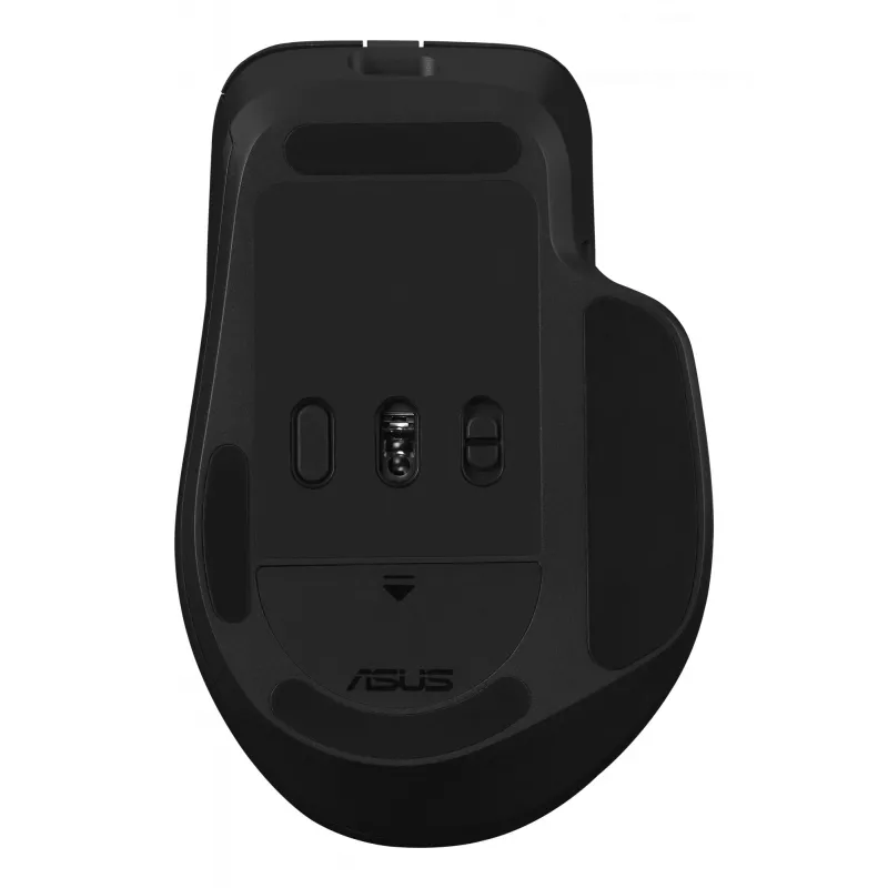 Pelė ASUS ProArt MD301 — dešiniarankė belaidė (RF, Bluetooth, USB-A), optinė 8000 DPI, 6 mygtukai, juoda
