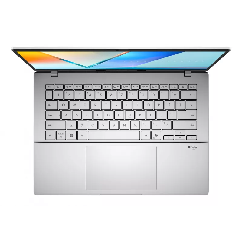 Nešiojamas kompiuteris ASUS VivoBook S14 OLED M3407KA — Ryzen AI, 7 branduolių procesorius, 16 GB RAM, 1 TB SSD, prancūziška AZERTY klaviatūra