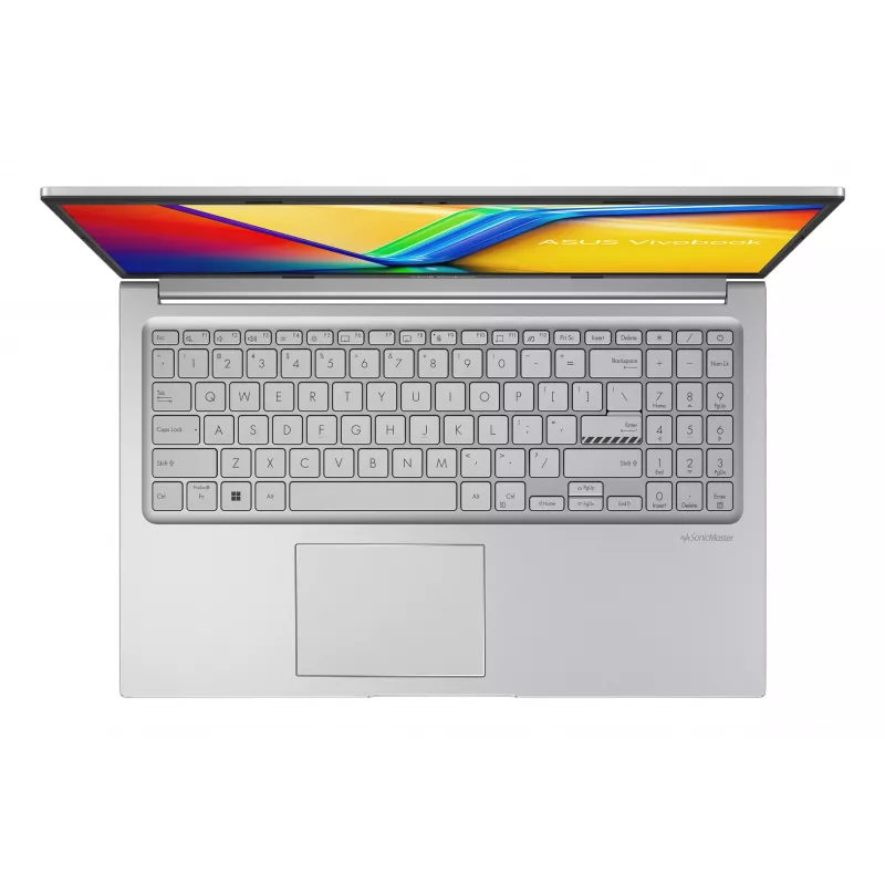 ASUS Vivobook 15 X1504VA-DRBQ4040 Intel Core 5 120U Nešiojamasis kompiuteris 39,6 cm (15,6 colių) Full HD 16 GB DDR4-SDRAM 1 TB SSD Wi-Fi 6 (802.11ax) Sidabrinis