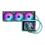 ASUS ROG RYUO IV 360 ARGB Hatsune Miku Edition Procesoriaus aušintuvas “Viskas viename” skysčiu 12 cm Juoda, Turquoise spalvos