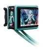 ASUS ROG RYUO IV 360 ARGB Hatsune Miku Edition Procesoriaus aušintuvas “Viskas viename” skysčiu 12 cm Juoda, Turquoise spalvos