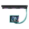 ASUS ROG RYUO IV 360 ARGB Hatsune Miku Edition Procesoriaus aušintuvas “Viskas viename” skysčiu 12 cm Juoda, Turquoise spalvos