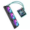 ASUS ROG RYUO IV 360 ARGB Hatsune Miku Edition Procesoriaus aušintuvas “Viskas viename” skysčiu 12 cm Juoda, Turquoise spalvos