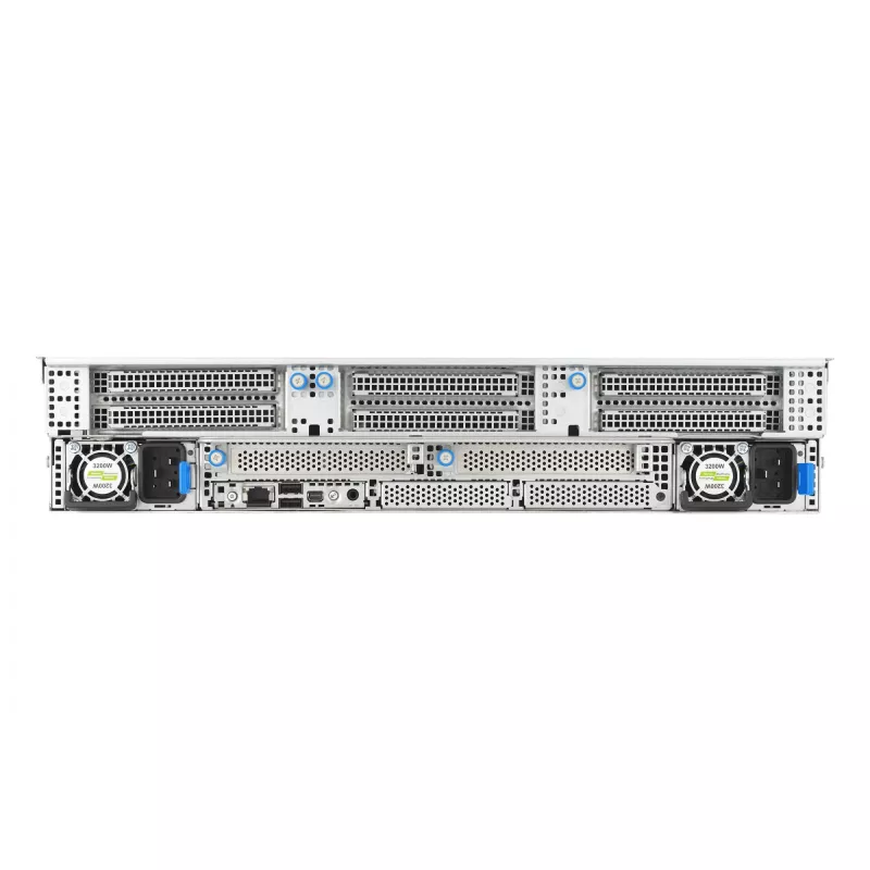 ASUS RS720A-E13-RS8U Socket SP5 Rack (2U) Juoda, Sidabrinė