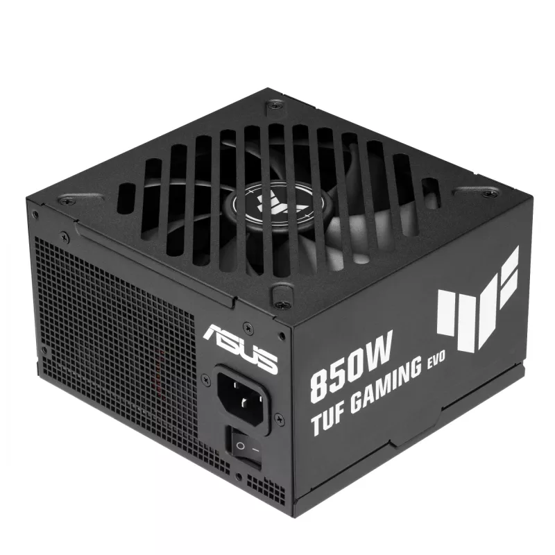 Maitinimo blokas ASUS TUF-GAMING-850G-EVO 850W ATX 80 PLUS Gold 20+4 pin, 1 ventiliatorius, juodas