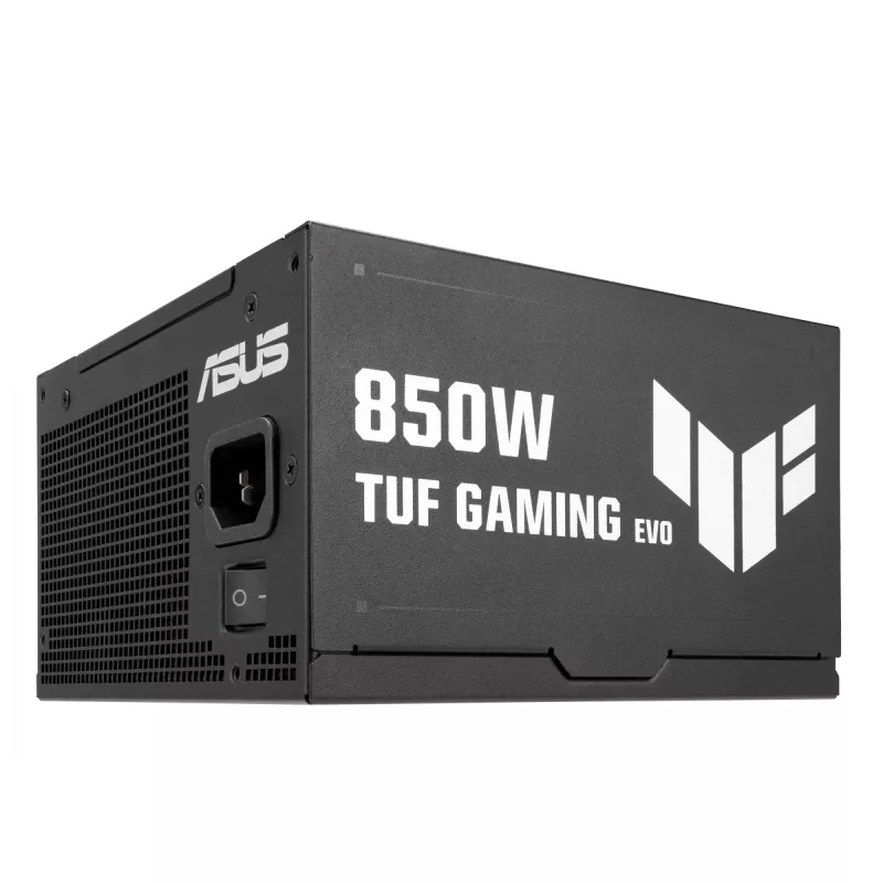 Maitinimo blokas ASUS TUF-GAMING-850G-EVO 850W ATX 80 PLUS Gold 20+4 pin, 1 ventiliatorius, juodas