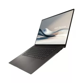 Nešiojamas kompiuteris ASUS Vivobook S16 UM5606WA — 16 colių OLED 3K (2880×1800) 120Hz, AMD Ryzen AI 9 370HX, 32GB LPDDR5X, 2TB SSD, Windows 11 Pro, Zumaia pilka