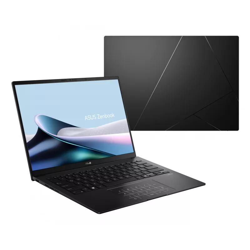ASUS Zenbook 14 OLED UM3406GA-QD002W Copilot+ kompiuteris AMD Ryzen™ AI 5 430 nešiojamasis kompiuteris 35,6 cm (14 colių) WUXGA 16 GB LPDDR5x-SDRAM 1 TB SSD Wi-Fi 6E (802.11ax) Windows 11 Home juoda