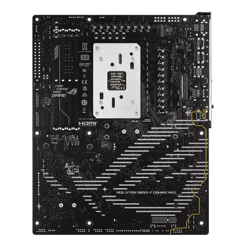 Motininė plokštė ASUS ROG STRIX B850-F GAMING WIFI7 NEO — AMD B850, Socket AM5, ATX, DDR5, Wi‑Fi 7, 2.5GbE