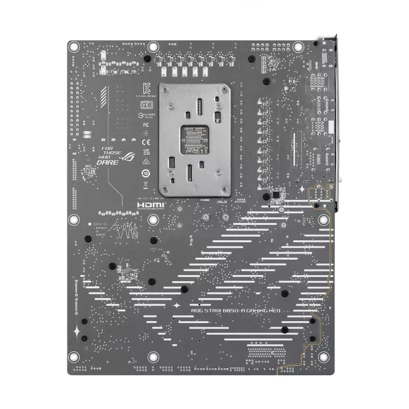 Motininė plokštė ASUS ROG STRIX B850-A GAMING WIFI7 NEO — AMD B850, Socket AM5, ATX, DDR5, 4 DIMM, 256 GB, Wi‑Fi 7, 5GbE