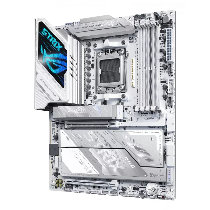 Pagrindinė plokštė ASUS ROG STRIX X870E-A GAMING WIFI7 NEO — AMD X870E, lizdas AM5, ATX, DDR5, 4 DIMM, 256 GB