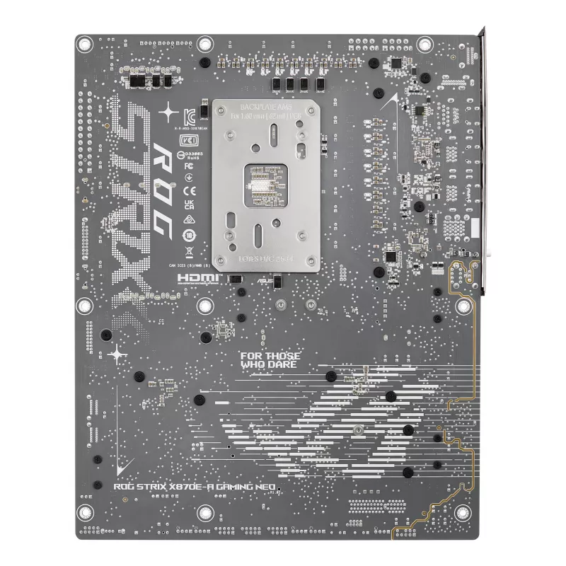 Pagrindinė plokštė ASUS ROG STRIX X870E-A GAMING WIFI7 NEO — AMD X870E, lizdas AM5, ATX, DDR5, 4 DIMM, 256 GB