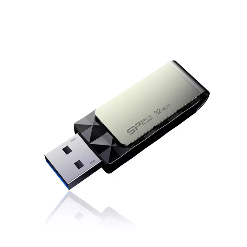 USB atmintinė Silicon Power Blaze B30 32 GB, USB Type-A 3.2 Gen 1, juoda