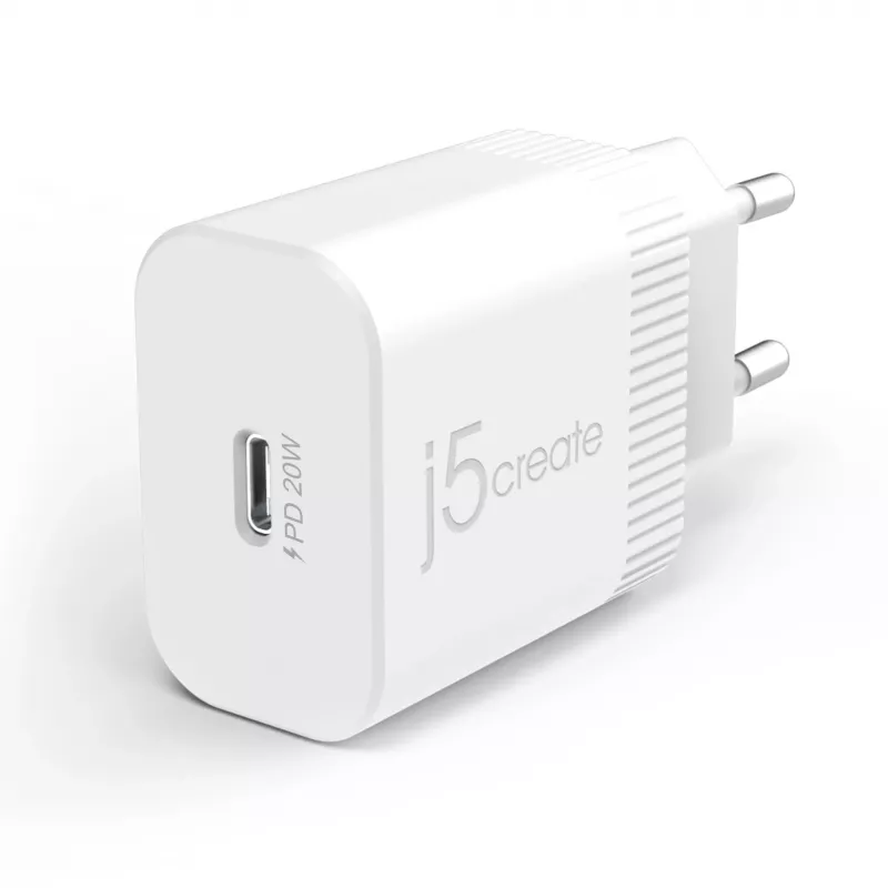 Sieninis įkroviklis j5create JUP1420 20W PD USB-C vidaus AC 100-240V