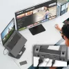 j5create JTS327 kelių kampų 4K dokinimo stovas, nešiojamojo kompiuterio stovas, pilkas, aliuminis, 40,6 cm (16 colių), 4 kg, nešiojamiesiems kompiuteriams su „Windows“ / „Mac“