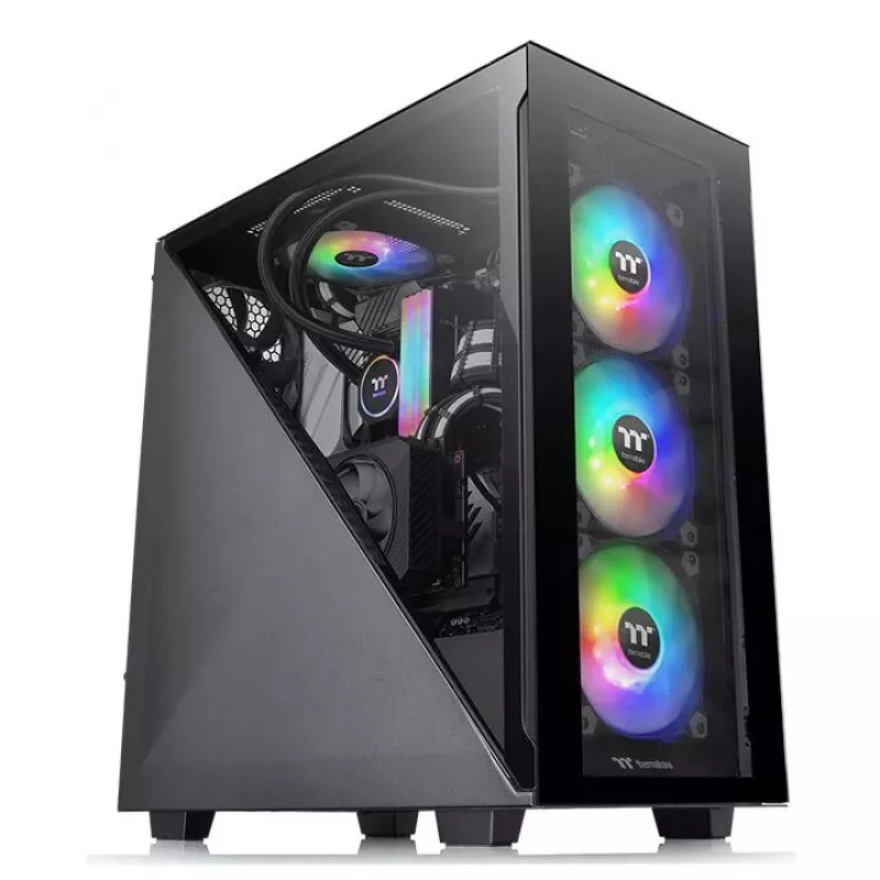 PC korpusas Thermaltake Divider 300 TG Midi Tower juodas