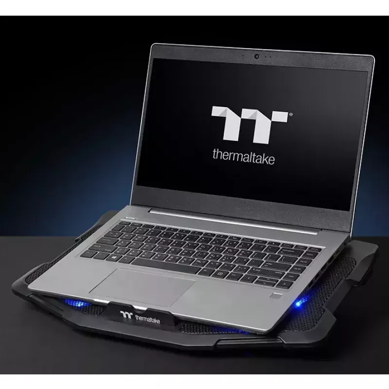 Nešiojamojo kompiuterio aušinimo pagalvėlė Thermaltake Massive 12 Max 43,2 cm 5 ventiliatoriai juoda