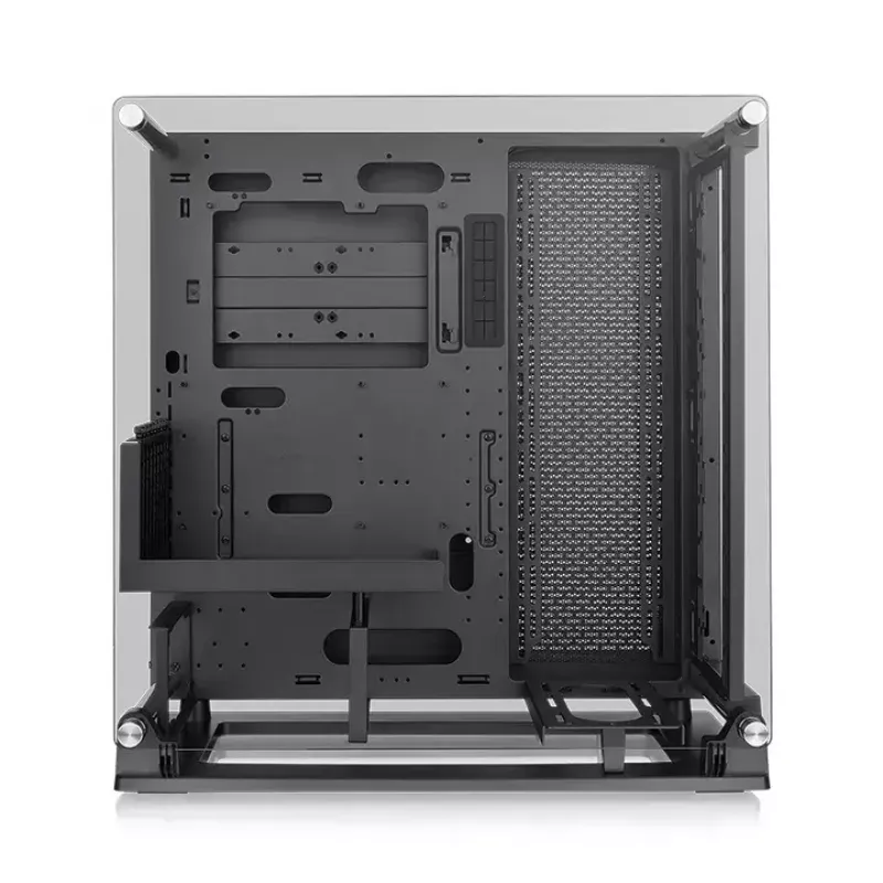 PC korpusas THERMALTAKE Core P3 TG Pro Midi Tower juodas — ATX/EATX palaikymas, grūdintas stiklas, GPU iki 45 cm, CPU aušintuvas 18 cm