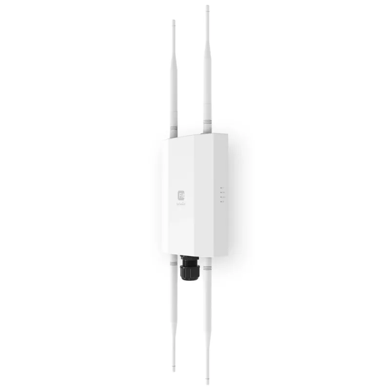 Belaidis prieigos taškas EnGenius Fit6 2×2 Outdoor — dviejų juostų 2,4 / 5 GHz, 1774 Mbps, PoE, 2,5GbE LAN, 4 antenos, baltas