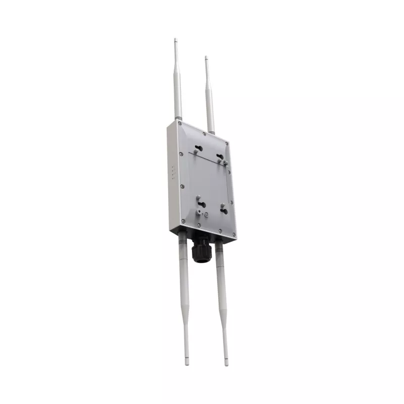 Belaidis prieigos taškas EnGenius Fit6 2×2 Outdoor — dviejų juostų 2,4 / 5 GHz, 1774 Mbps, PoE, 2,5GbE LAN, 4 antenos, baltas