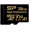 MicroSDXC kortelė Silicon Power SP256GBSTXDV3V1HSP 256 GB Class 10 High Endurance, 3,6 V, 0–70 °C