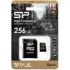 MicroSDXC kortelė Silicon Power SP256GBSTXDV3V1HSP 256 GB Class 10 High Endurance, 3,6 V, 0–70 °C