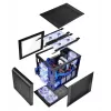 PC korpusas Thermaltake Core V21 Cube Juoda
