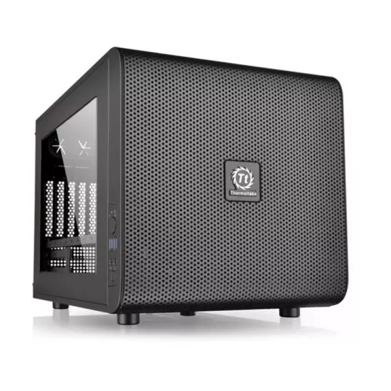PC korpusas Thermaltake Core V21 Cube Juoda