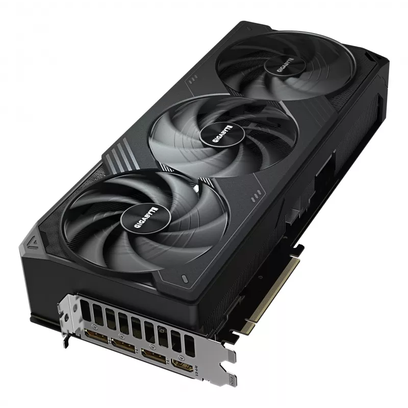 GIGABYTE GeForce RTX 5090 WINDFORCE OC 32G vaizdo plokštė – 32 GB GDDR7, 512 bitų, PCI-E 5.0, 2467 MHz branduolio dažnis, 3 x DP 2.1a, 1 x HDMI 2.1b, NVIDIA DLSS 4, GV-N5090WF3OC-32GD