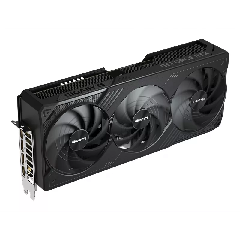 GIGABYTE GeForce RTX 5090 WINDFORCE OC 32G vaizdo plokštė – 32 GB GDDR7, 512 bitų, PCI-E 5.0, 2467 MHz branduolio dažnis, 3 x DP 2.1a, 1 x HDMI 2.1b, NVIDIA DLSS 4, GV-N5090WF3OC-32GD