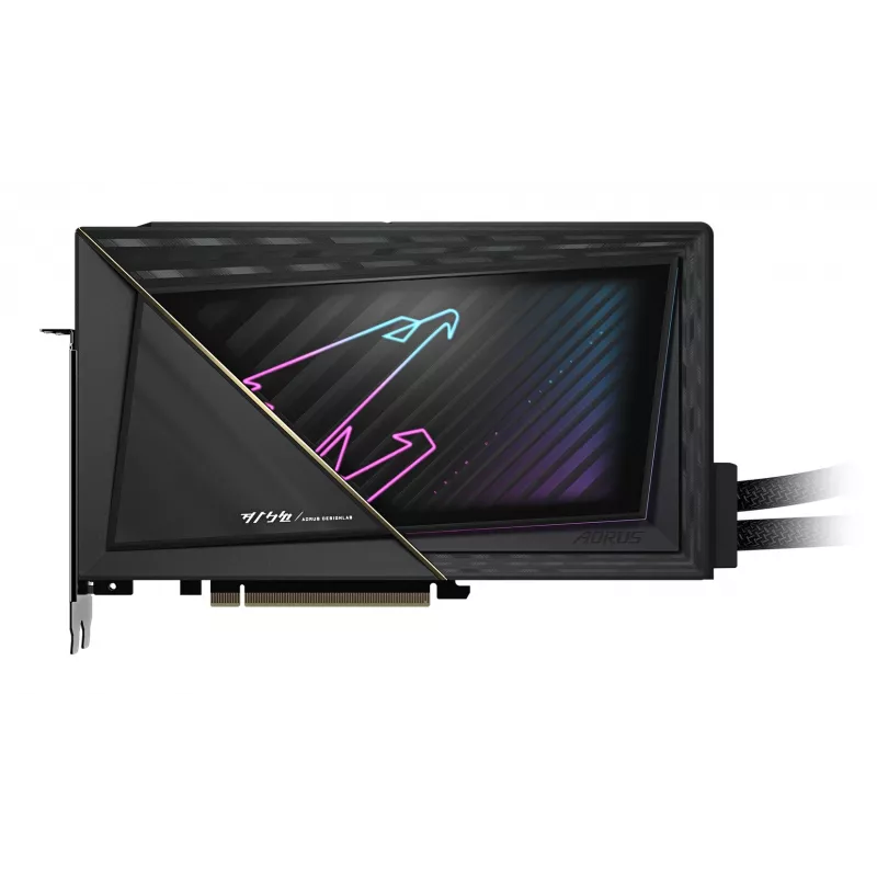 GIGABYTE AORUS GeForce RTX 5090 XTREME WATERFORCE 32G vaizdo plokštė - 32 GB GDDR7, 512 bitų, PCI-E 5.0, 2655 MHz šerdies dažnis, 3 x DP 2.1a, 1 x HDMI 2.1b, NVIDIA DLSS 4, GV-N5090AORUSX W-32GD
