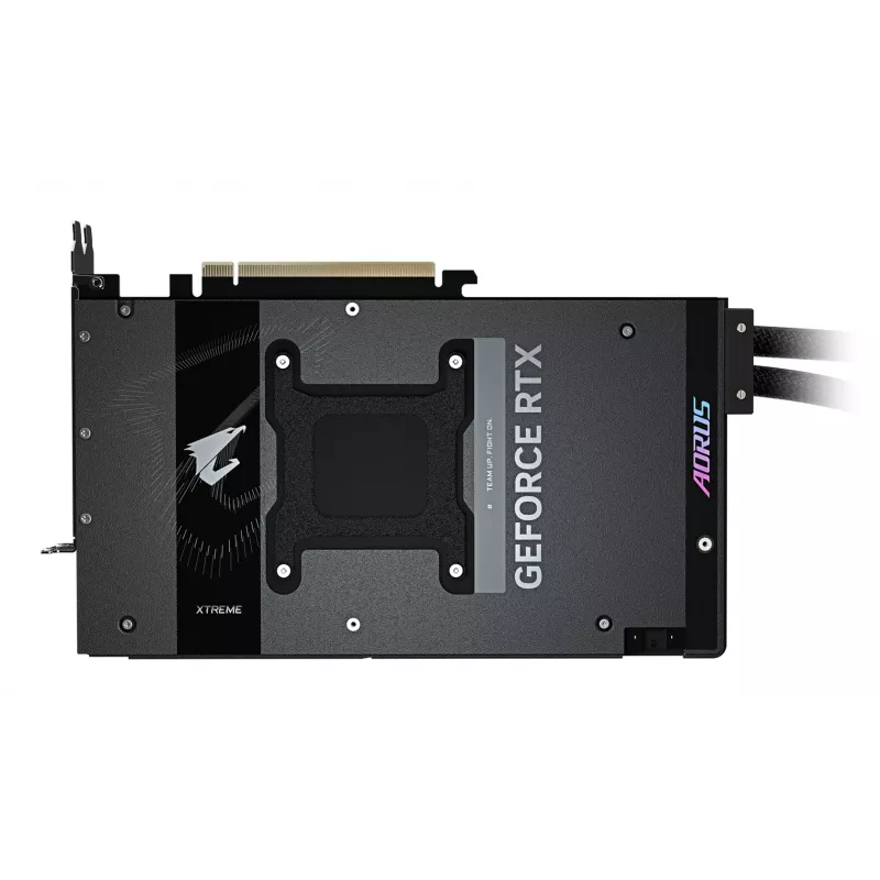 GIGABYTE AORUS GeForce RTX 5090 XTREME WATERFORCE 32G vaizdo plokštė - 32 GB GDDR7, 512 bitų, PCI-E 5.0, 2655 MHz šerdies dažnis, 3 x DP 2.1a, 1 x HDMI 2.1b, NVIDIA DLSS 4, GV-N5090AORUSX W-32GD