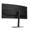 GIGABYTE GS34WQCA 34 colių WQHD lenktas žaidimų monitorius - 3440 x 1440, 1500R, 120Hz, 1ms, 300 cd/m², FreeSync Premium, HDR Ready, HDMI 2.0, Displayport 1.4