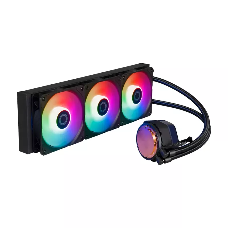 Skysčio aušinimo rinkinys Cooler Master MasterLiquid 360 ATMOS 12 cm juodas