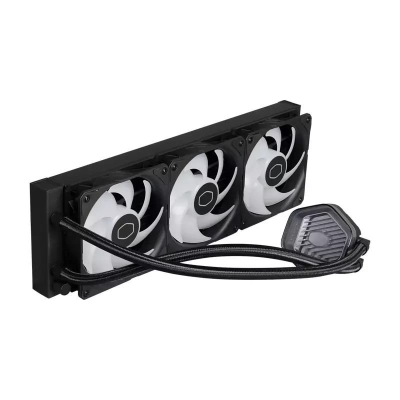 Skysčio aušinimo rinkinys Cooler Master MasterLiquid 360 ATMOS 12 cm juodas