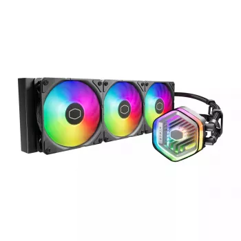 Skysčio aušinimo rinkinys Cooler Master MasterLiquid 360 ATMOS 12 cm juodas