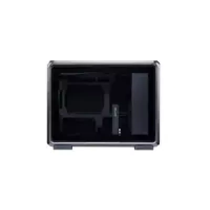 Kompiuterio korpusas Cooler Master MasterFrame 400 Mesh Juoda mATX su permatomu šoniniu dangčiu ir 1x 120mm ARGB ventiliatoriumi