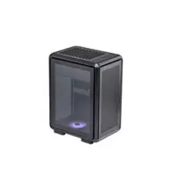 Kompiuterio korpusas Cooler Master MasterFrame 400 Mesh Juoda mATX su permatomu šoniniu dangčiu ir 1x 120mm ARGB ventiliatoriumi